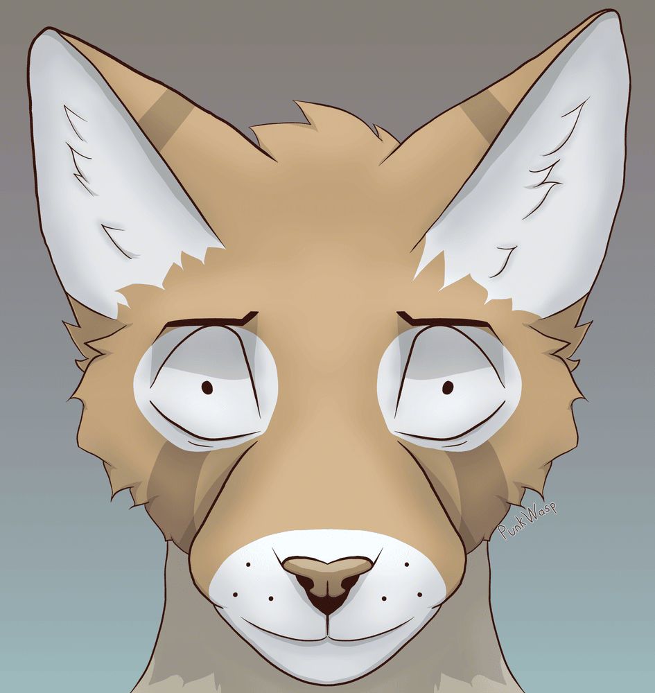 A headshot of an anthropomorphic, light beige and brown cat. He looks stressed, like if this was an animation, his eye would probably be twitching.